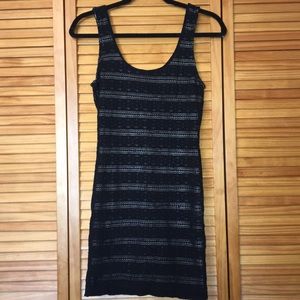 Double layered lace bodycon dress